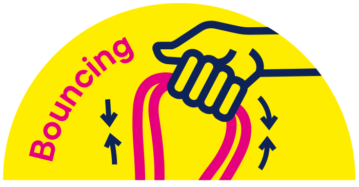 elastic drawstring - bouncing